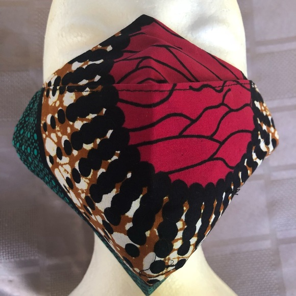 Ankara print face mask - Picture 7 of 10